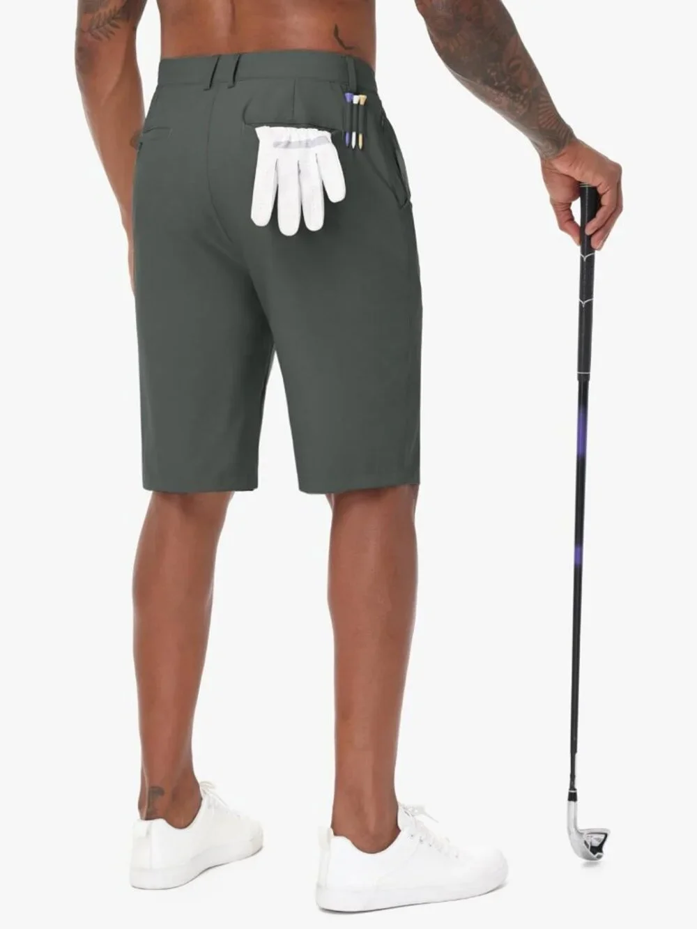 Men's Stretch Golf Dress Shorts 8